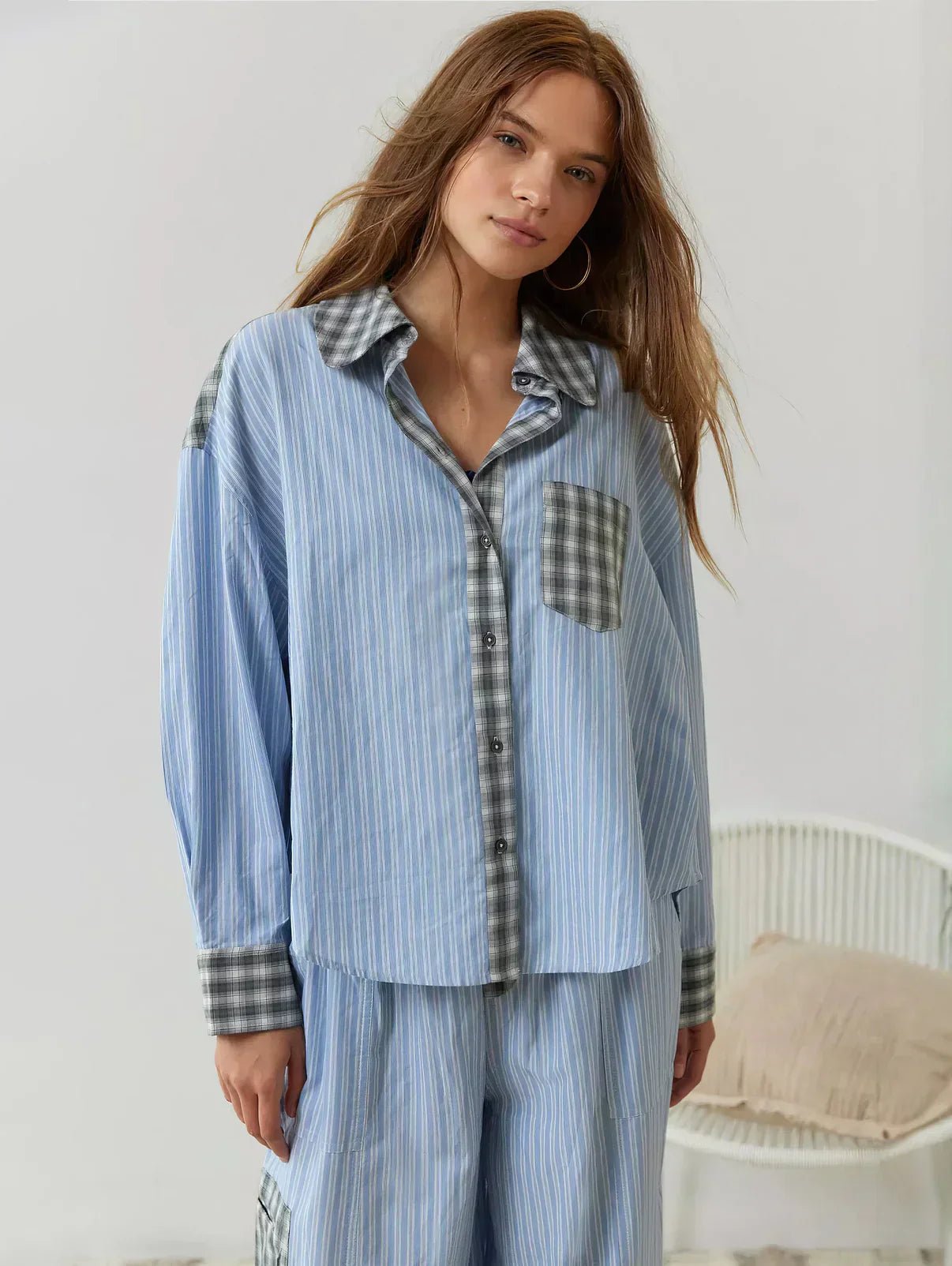 Pyjama Set Comfortable Fit for Women | Jorlin Blue