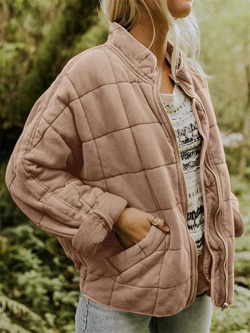 Quilted Jacket Lightweight Design for Women | Kate Pink