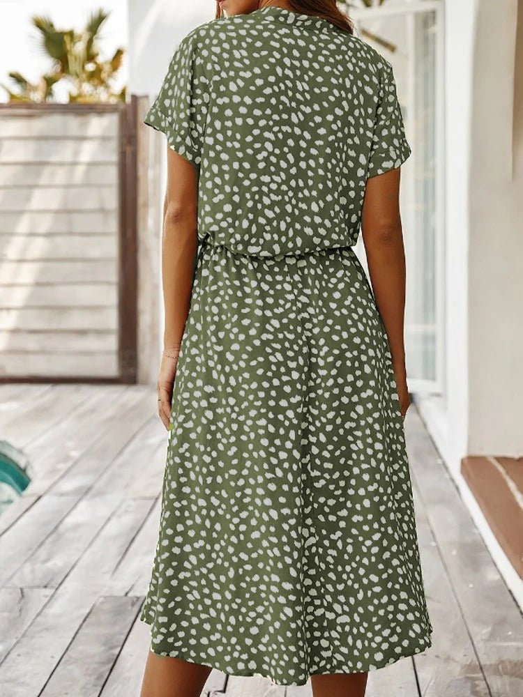 Summer Midi Dress with Print for Women | Samantha