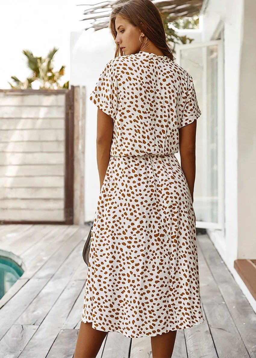 Summer Midi Dress with Print for Women | Samantha
