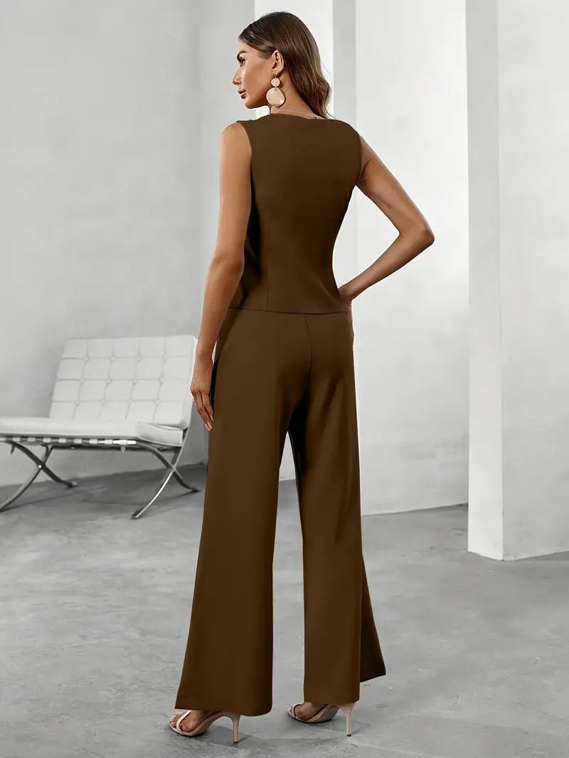 Two-Piece Set Elegant Tailored Design for Women | Sienna