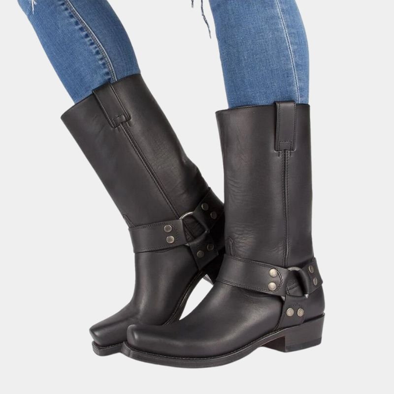 Vintage Leather Cowboy Boots for Women | Riverton