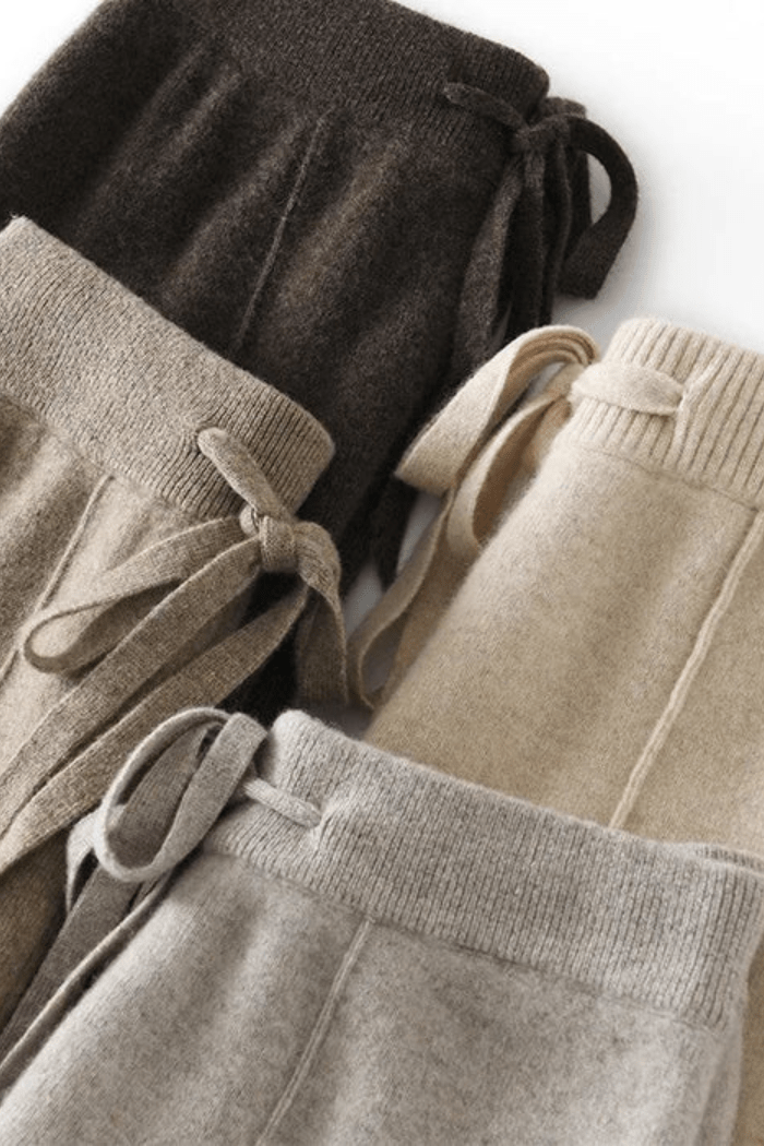 Wide Leg Knitted Sweatpants for Women | Maelle