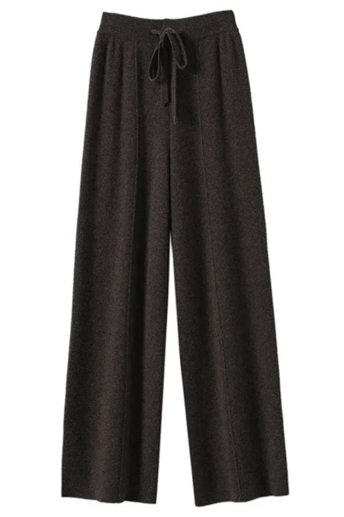 Wide Leg Knitted Sweatpants for Women | Maelle