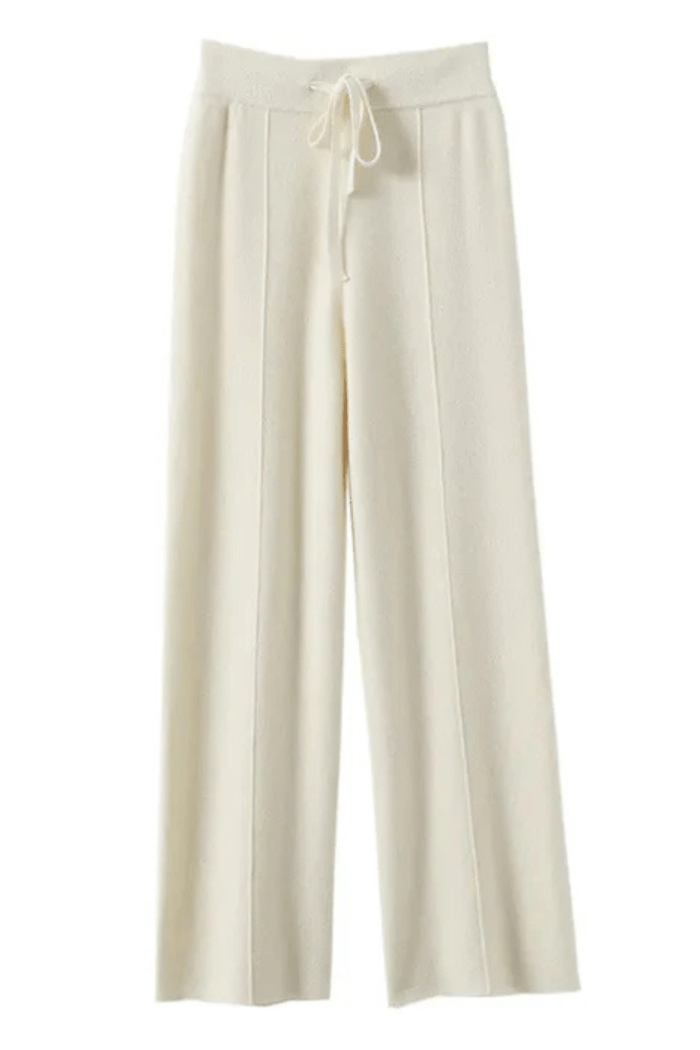 Wide Leg Knitted Sweatpants for Women | Maelle