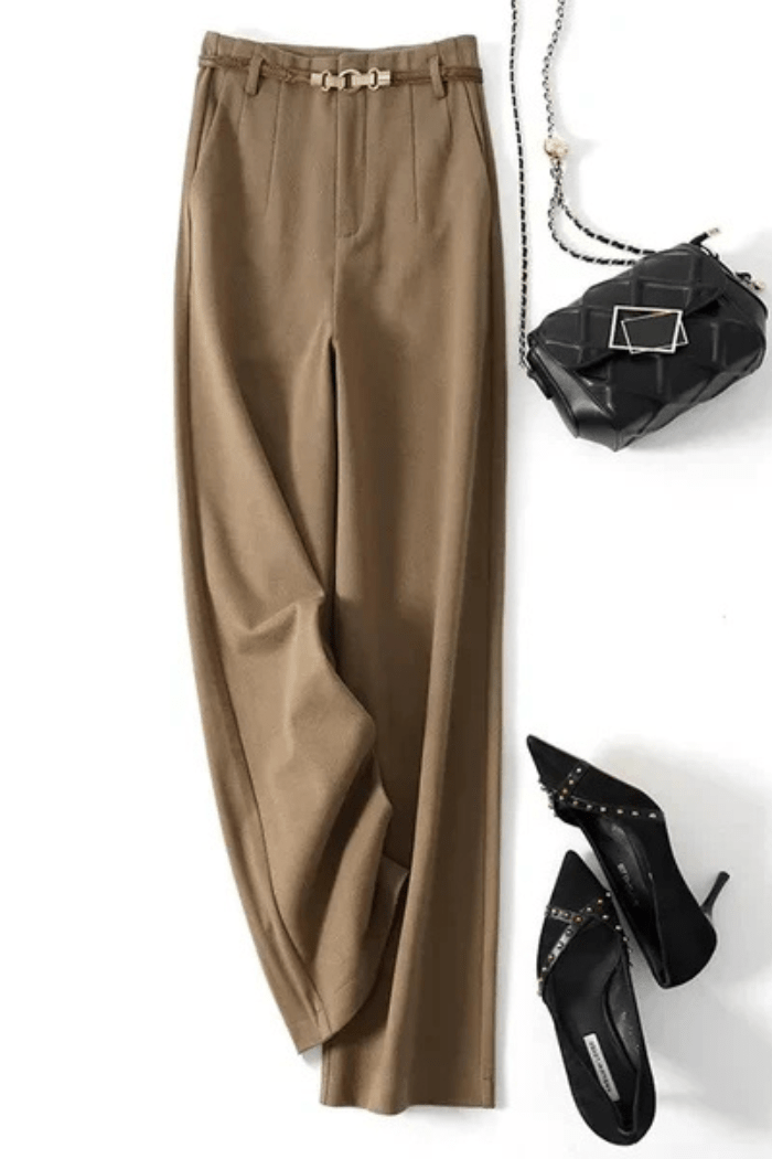 Wide Leg Trousers High-Waist Fit for Women | Kyrnix