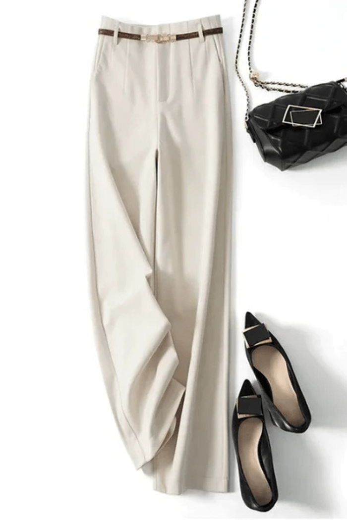Wide Leg Trousers High-Waist Fit for Women | Kyrnix